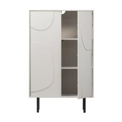 Cadiz Opbergkast grenen grijs 85cm