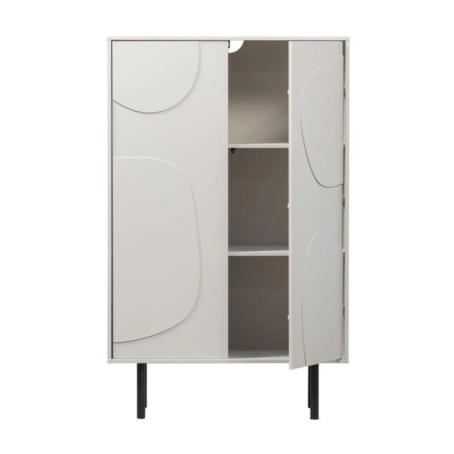 Cadiz Opbergkast grenen grijs 85cm