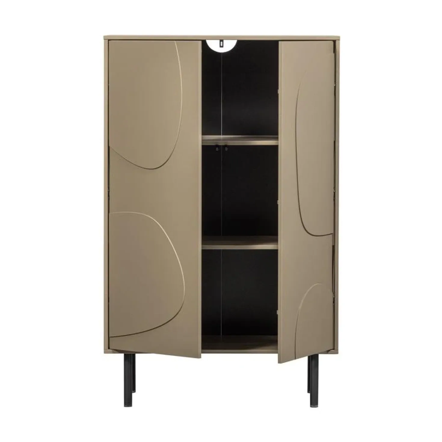 Cadiz Opbergkast grenen taupe 85cm