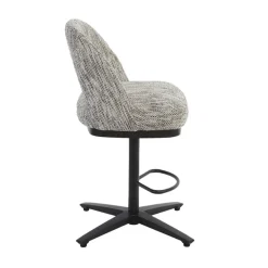 Caldes Barstoel Wit-Grijs