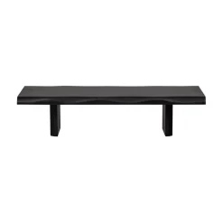 Cali Salontafel mangohout zwart 120cm