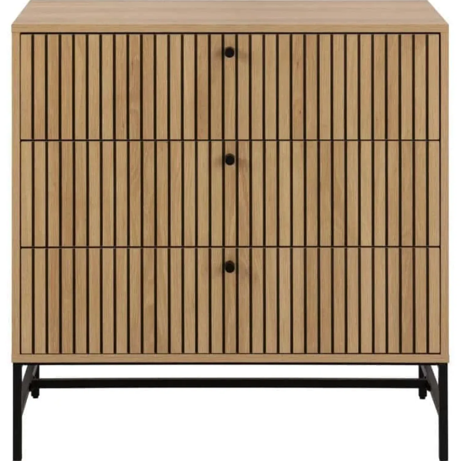 Calmera Ladekast Naturel 3 lade 80cm
