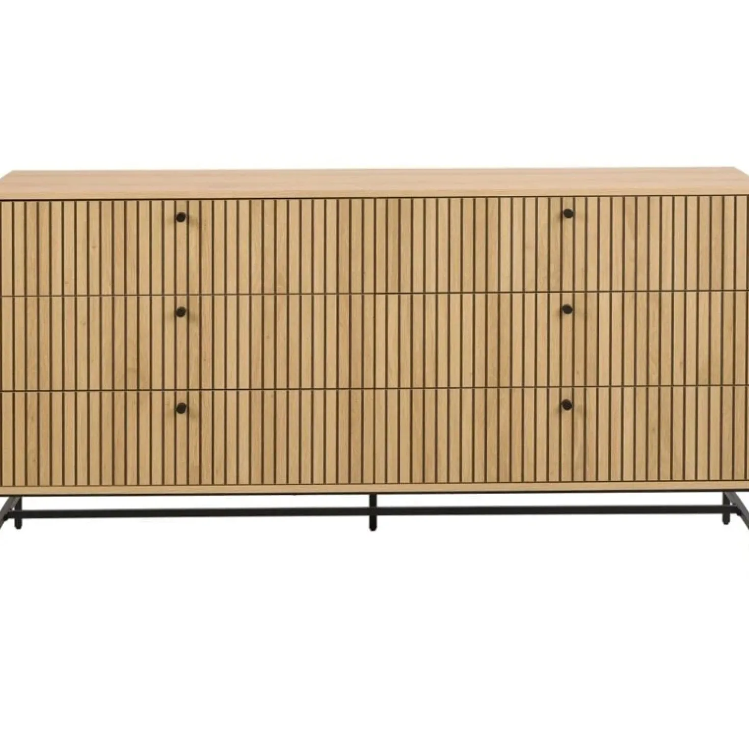 Calmera Ladekast Naturel 6 lade 157cm