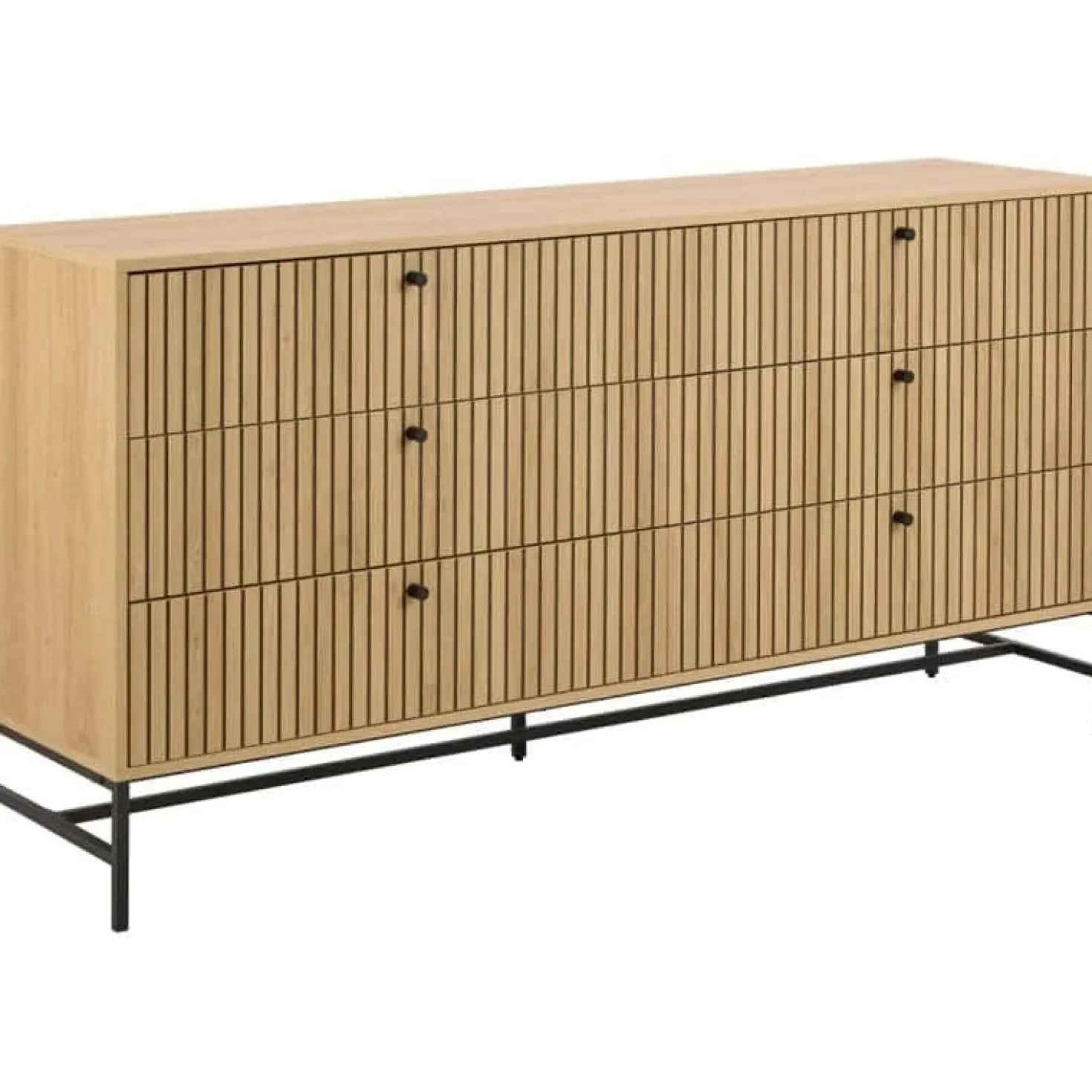 Calmera Ladekast Naturel 6 lade 157cm