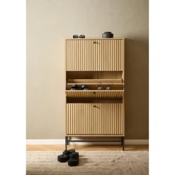 Calmera Schoenenkast Naturel 3 vak 71cm