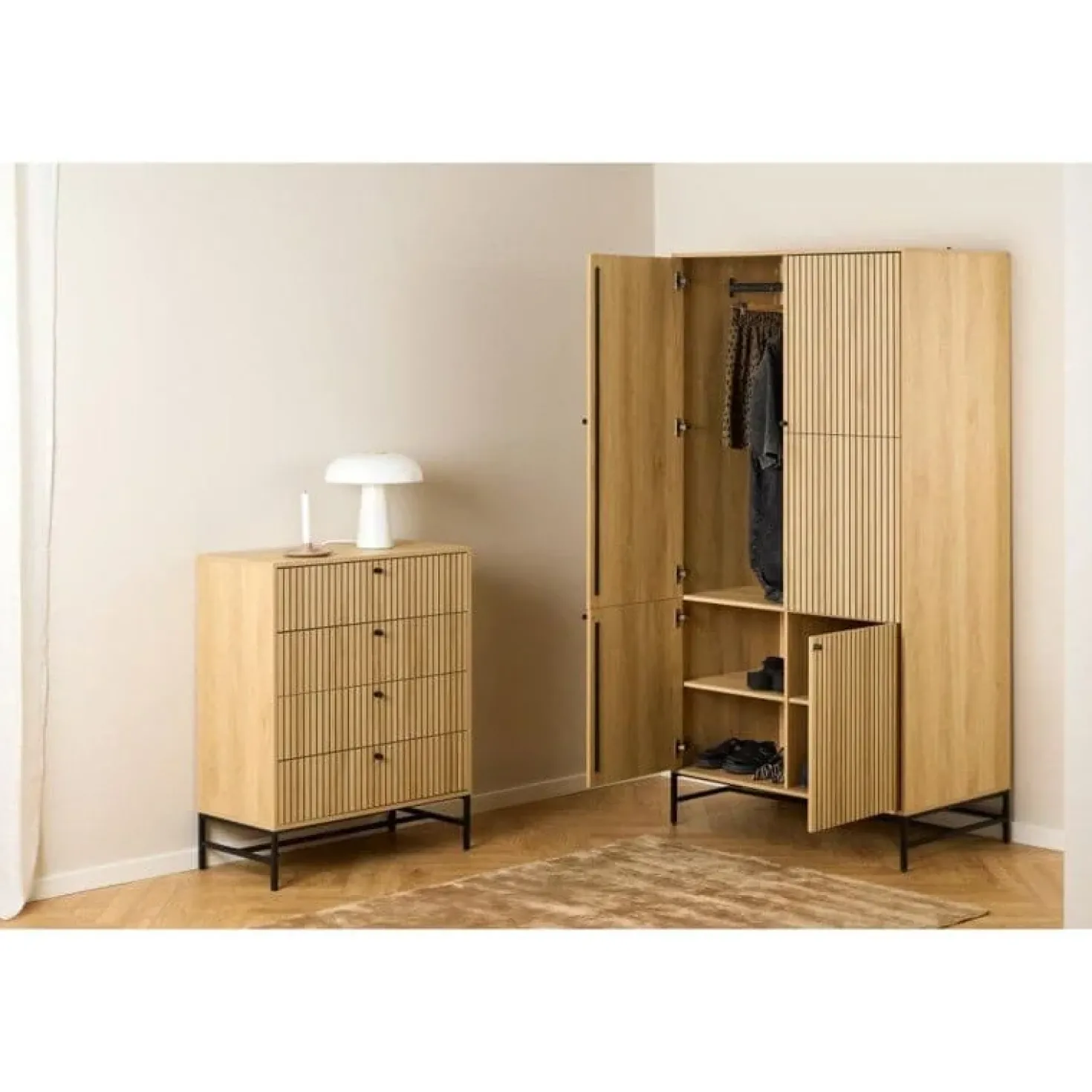 Calmera Wandkast Naturel 99cm