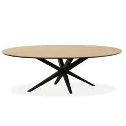 Calvenza uitschuifbare Eettafel ovaal 200/257cm - Zelf samenstellen