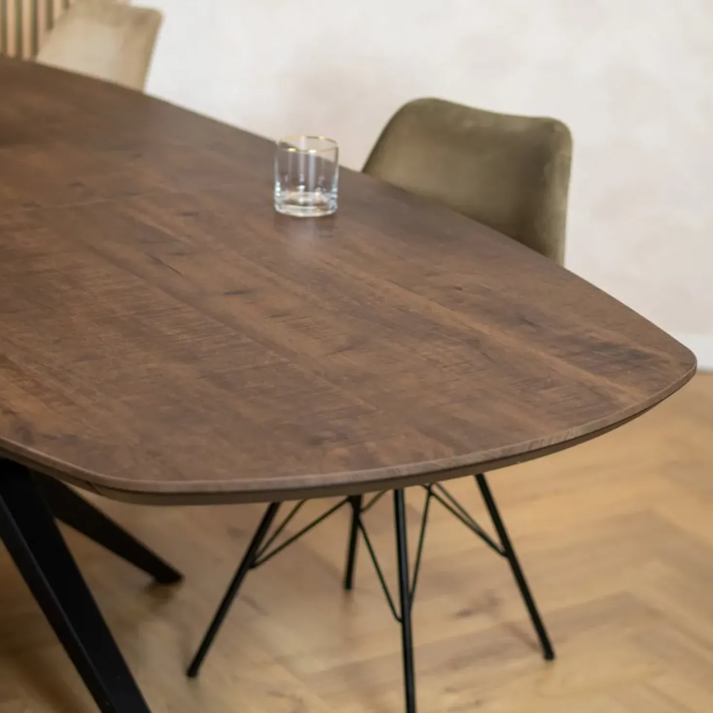 Calvenza uitschuifbare Eettafel Deens ovaal 160/217cm - Zelf samenstellen
