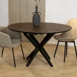 Calvenza uitschuifbare Eettafel rond 138/178cm - Zelf samenstellen