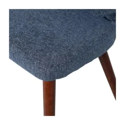 Cape Eetkamerstoel stof blauw