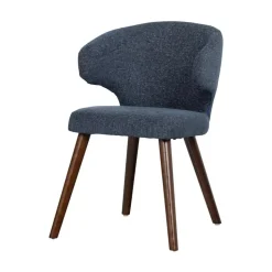Cape Eetkamerstoel stof blauw