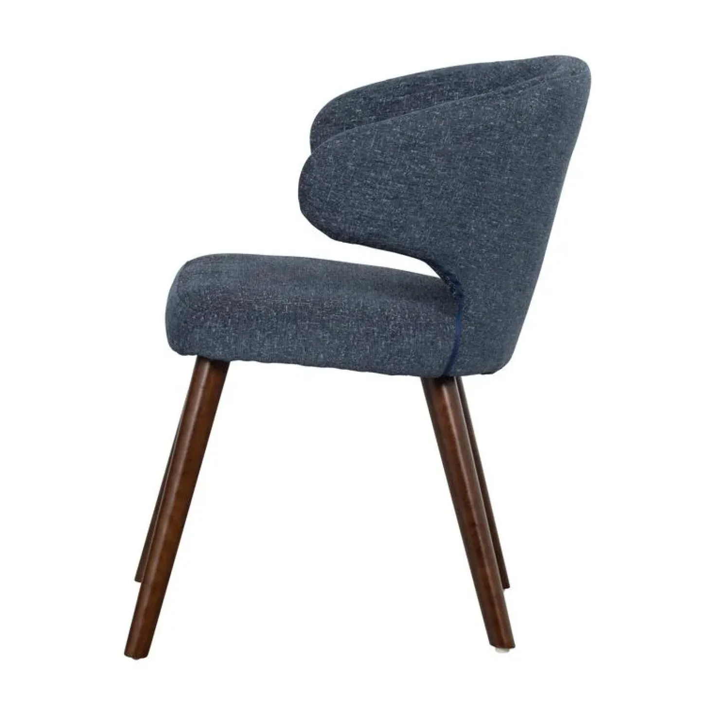 Cape Eetkamerstoel stof blauw