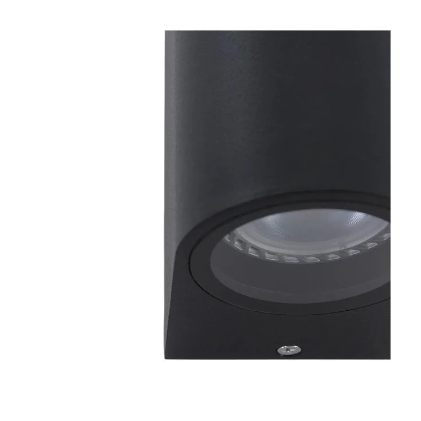 Carcer 2-lichts Buitenlamp rond Zwart inclusief lichtbron