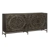 Casina Dressoir 4 drs zwart 200cm
