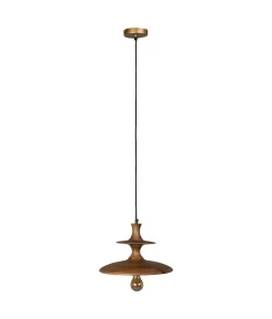 Cath 1-lichts Hanglamp Small Walnoot
