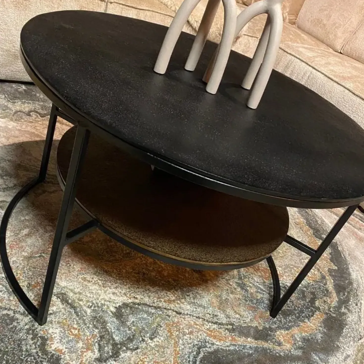 Celicia salontafel Zwart Goud