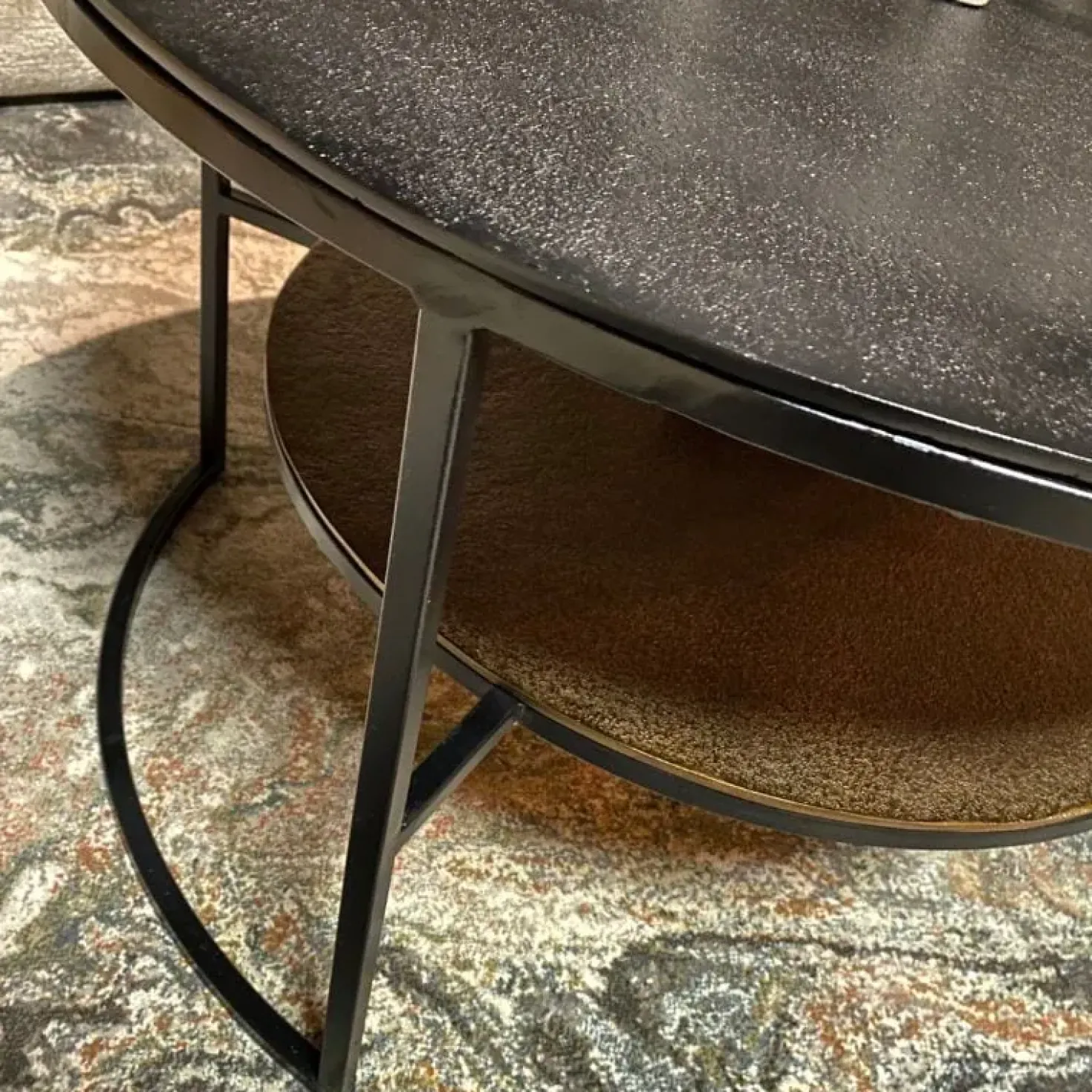 Celicia salontafel Zwart Goud