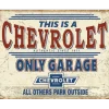 Chevrolet Garage - metalen bord