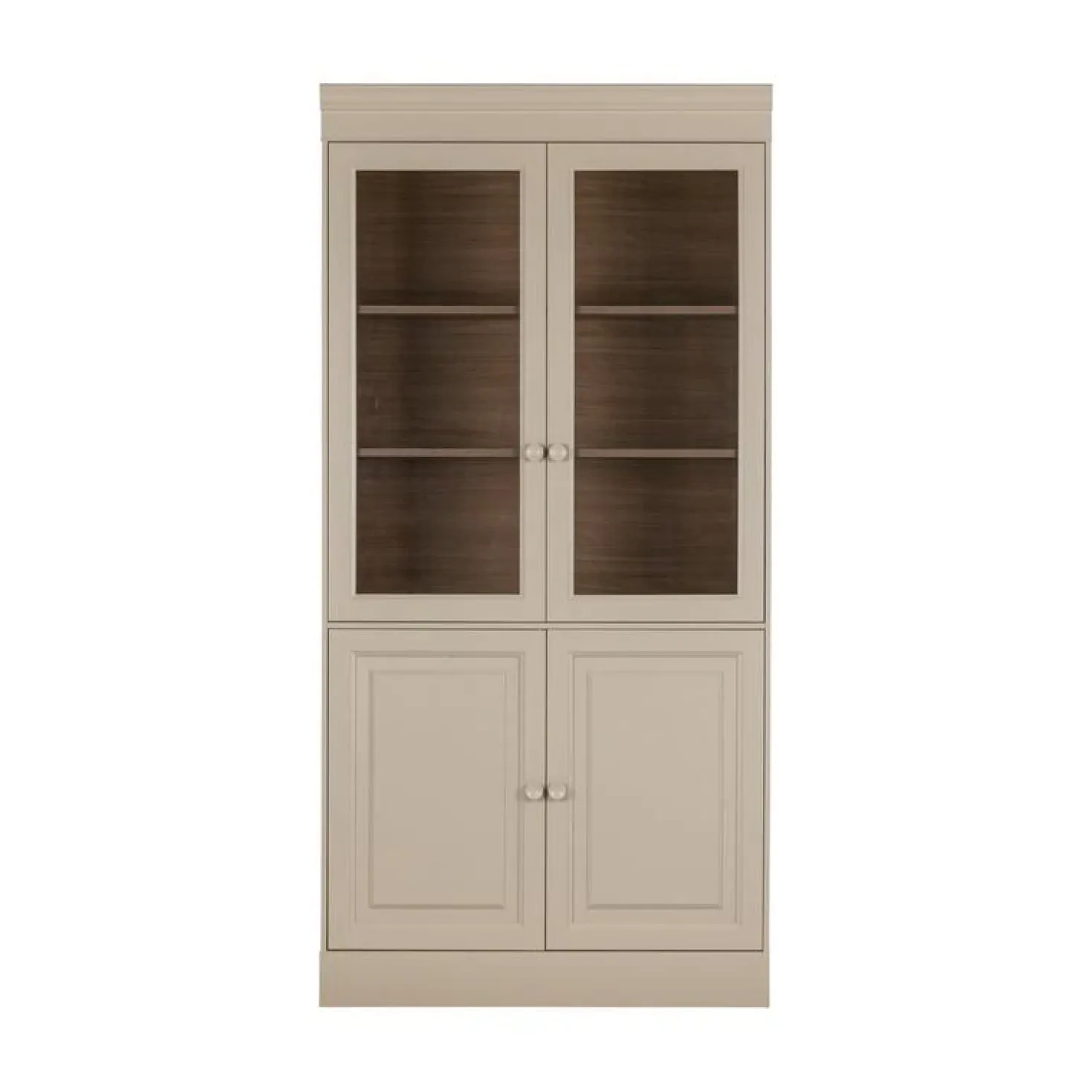 Chow Vitrinekast grenen beige 105cm