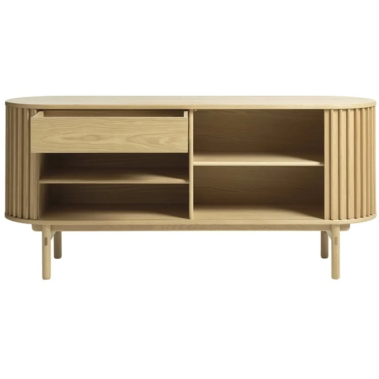 Christoffer dressoir naturel eikenhoutfineer 160cm
