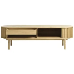 Christoffer TV meubel naturel eikenhoutfineer 160cm