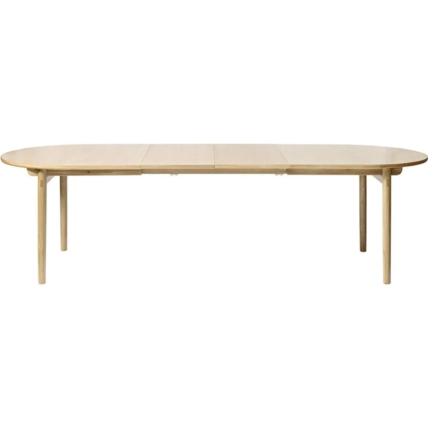 Christoffer uitschuifbare eettafel naturel eikenhoutfineer 190cm