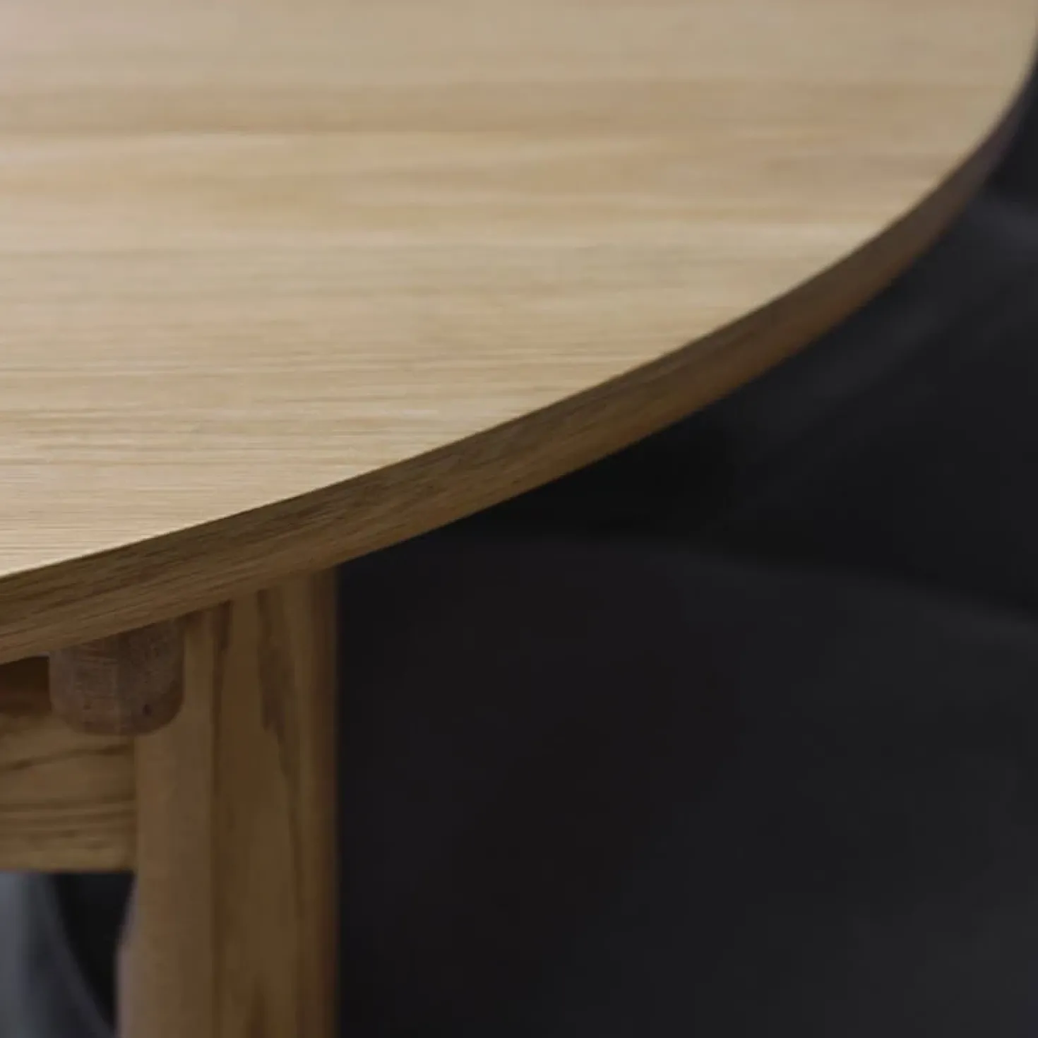 Christoffer uitschuifbare eettafel naturel eikenhoutfineer 190cm