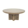 Circolo Salontafel rond Large Bruin 80cm