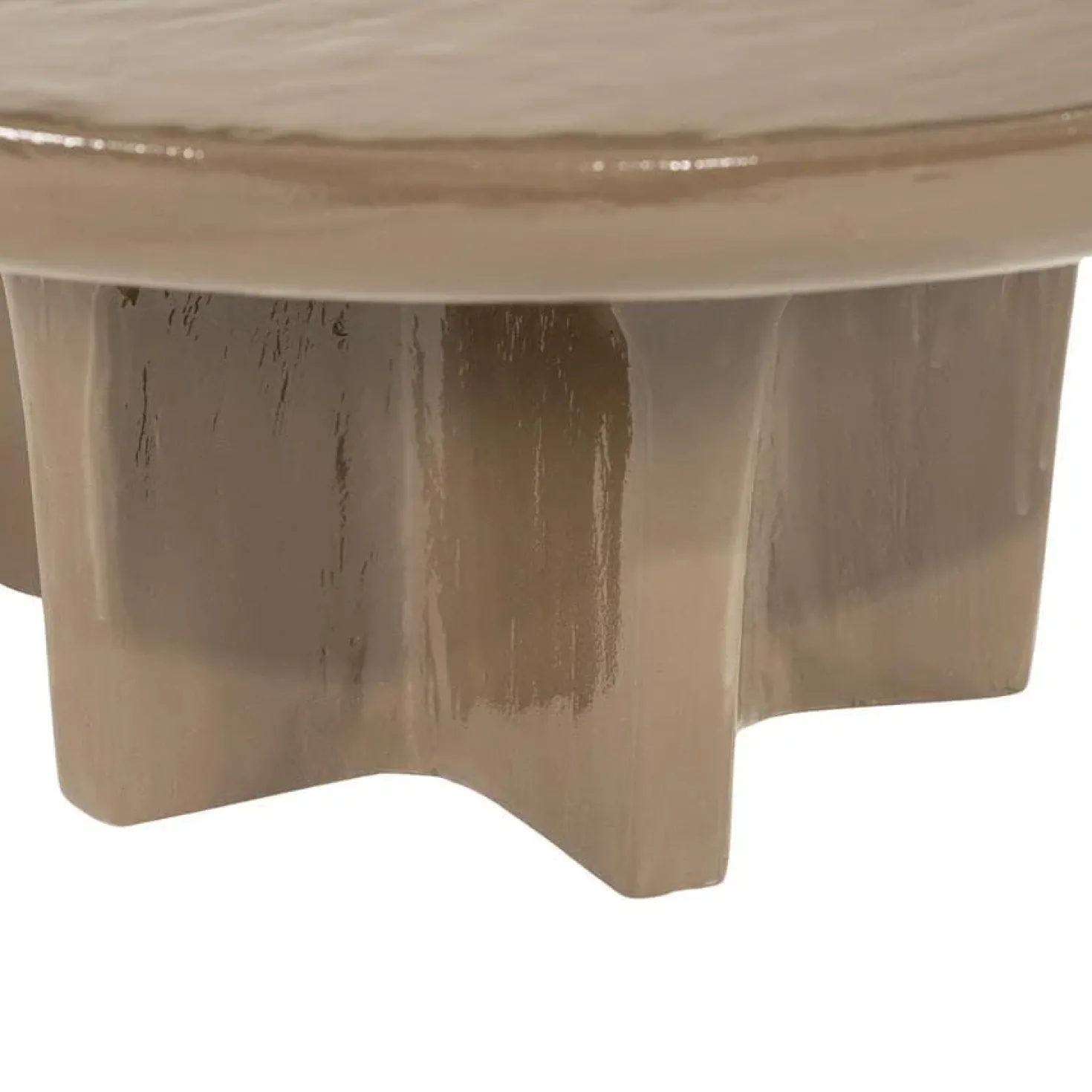 Circolo Salontafel rond Large Bruin 80cm