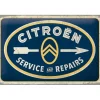 Citroën Service and Repairs - metalen bord