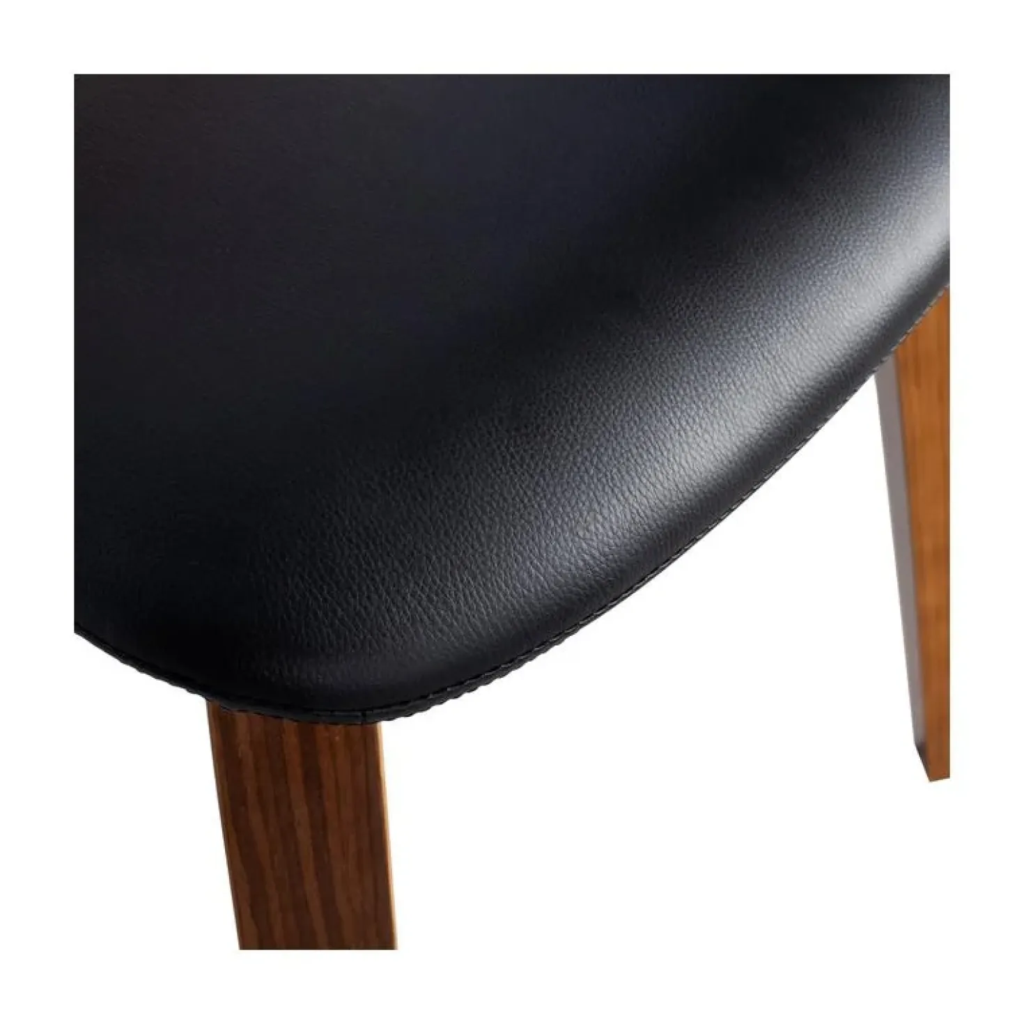 Classic Eetkamerstoel noten fineer zwart/walnoot