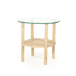 Cleo Bijzettafel Naturel 50cm