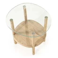 Cleo Bijzettafel Naturel 50cm
