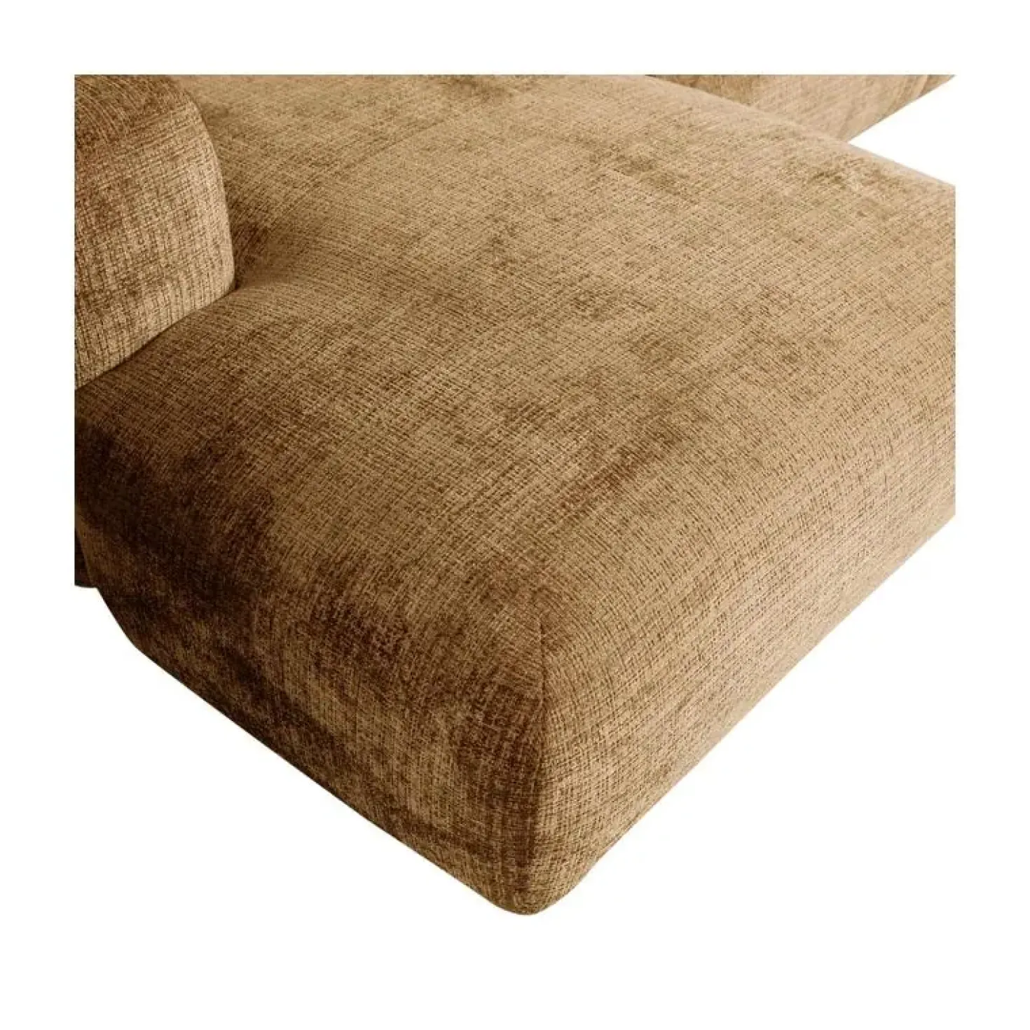 Cloud Chaise longue bank links chenille geel