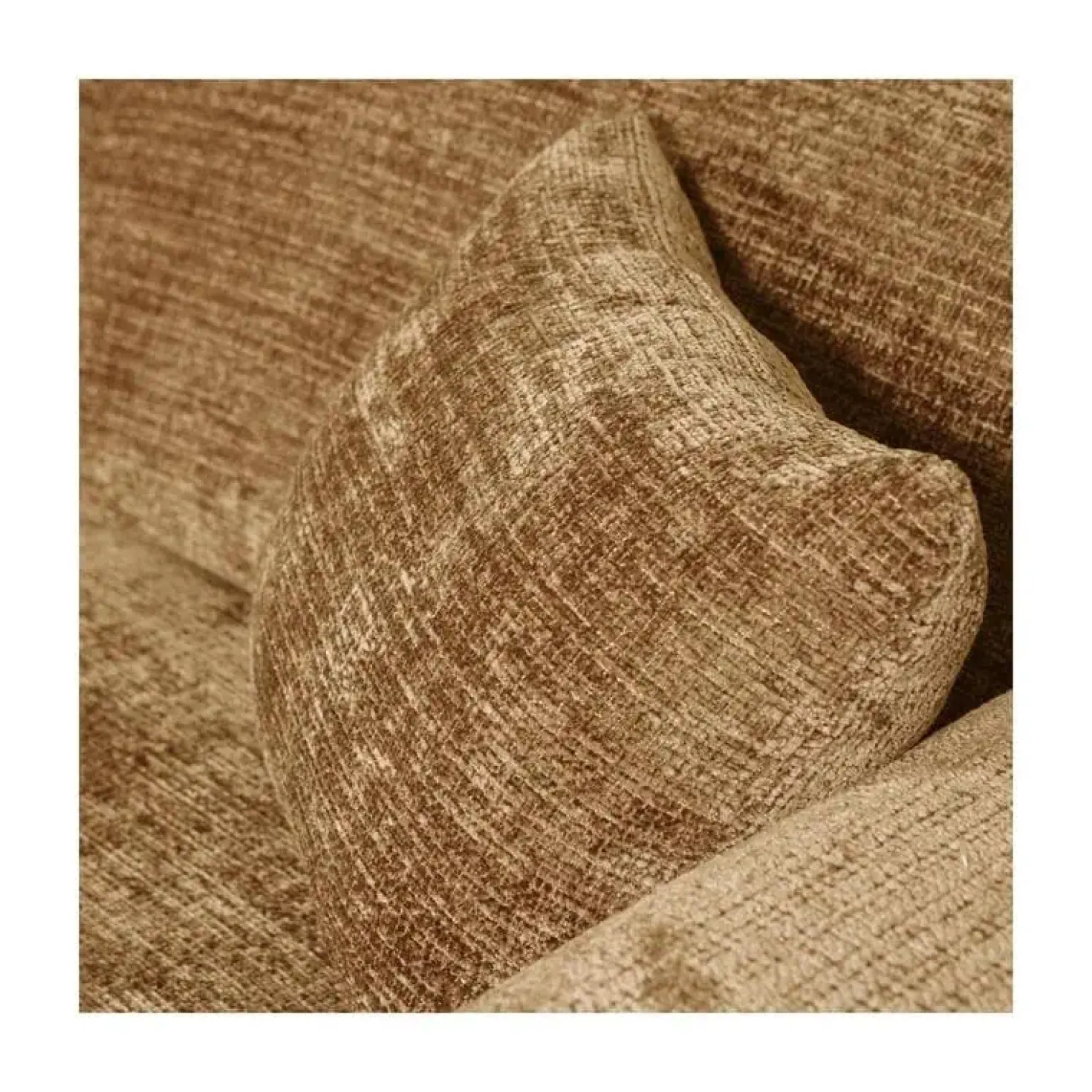 Cloud Chaise longue bank links chenille geel