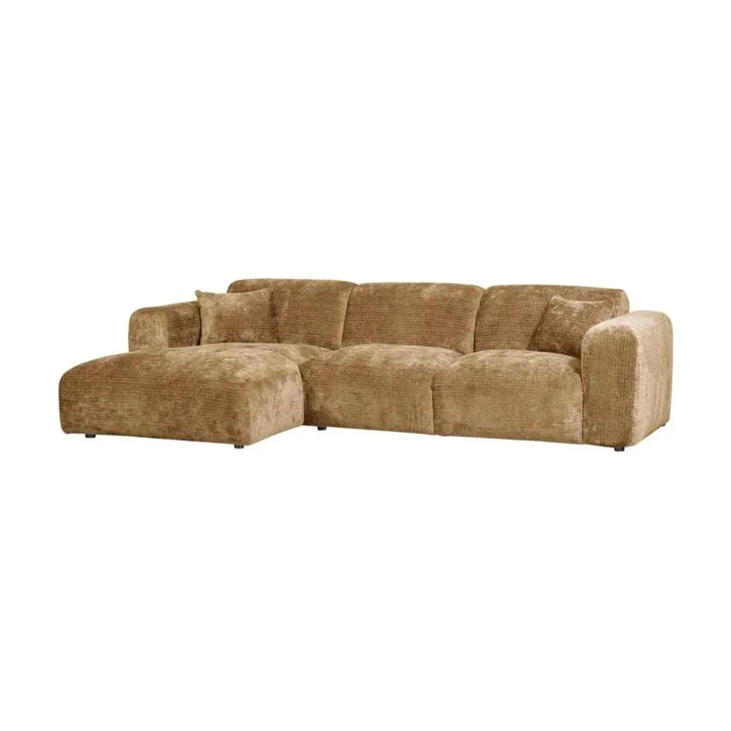 Cloud Chaise longue bank links chenille geel