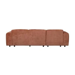 Cloud Chaise longue bank links chenille terracotta