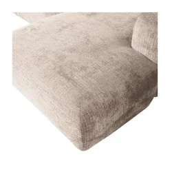 Cloud Chaise longue bank rechts chenille naturel