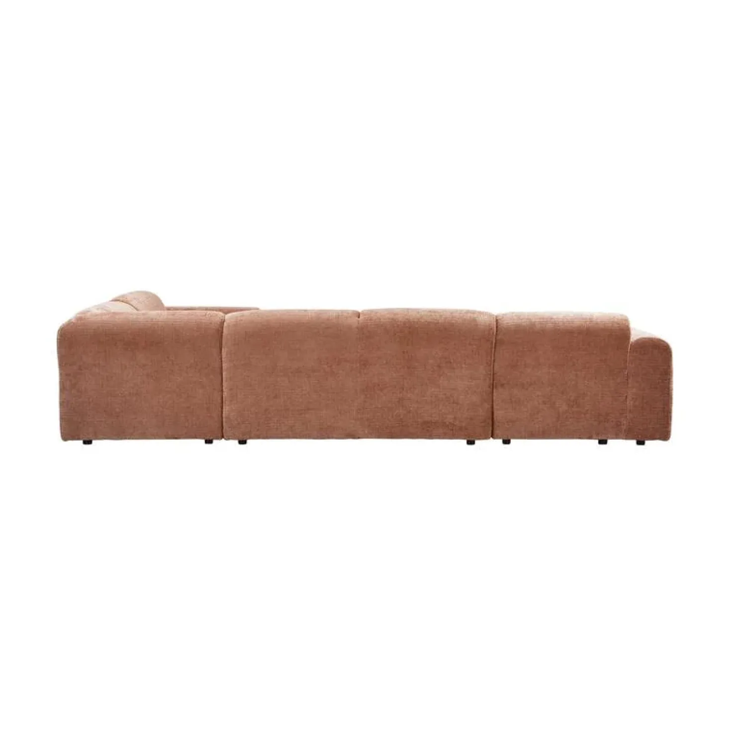 Cloud Hoekbank rechts geweven chenille terracotta