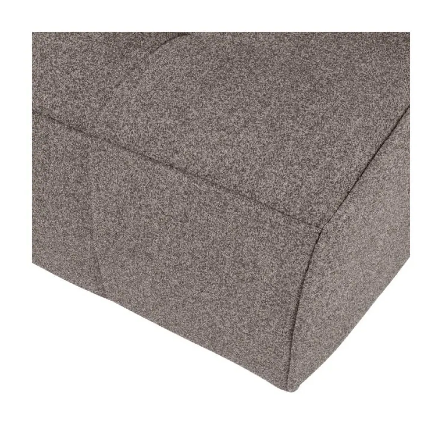 Cluster Bank 3-zits Bouclé Middenbruin