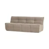 Cluster Bank 3-zits Velvet Warm taupe