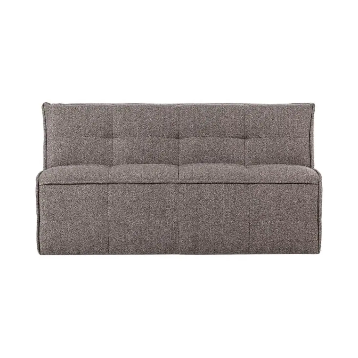 Cluster Eetkamerbank Met rugleuning Bouclé Middenbruin
