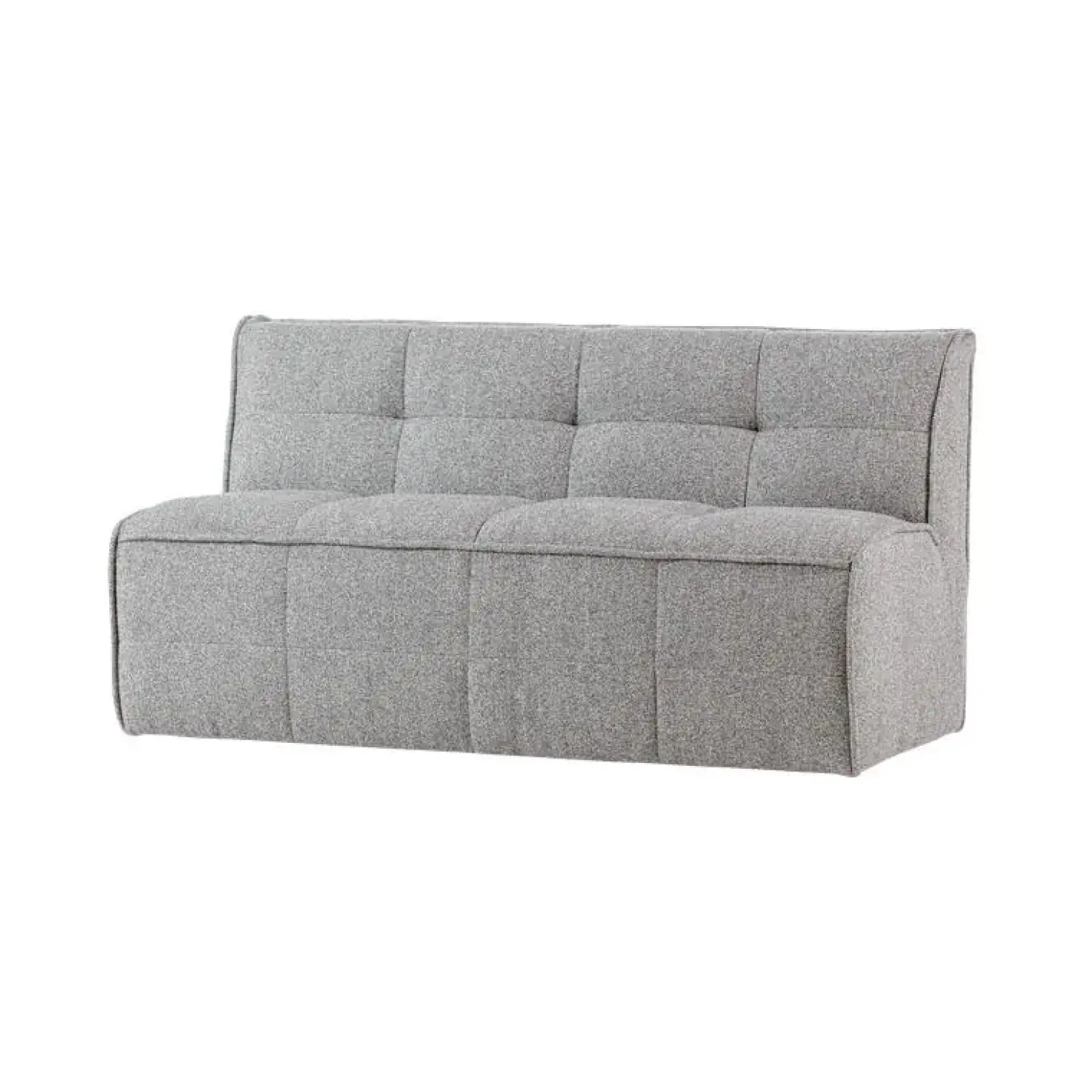 Cluster Eetkamerbank Met rugleuning Bouclé Warm grijs