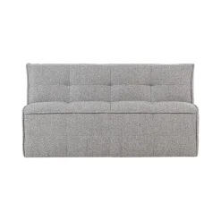 Cluster Eetkamerbank Met rugleuning Bouclé Warm grijs