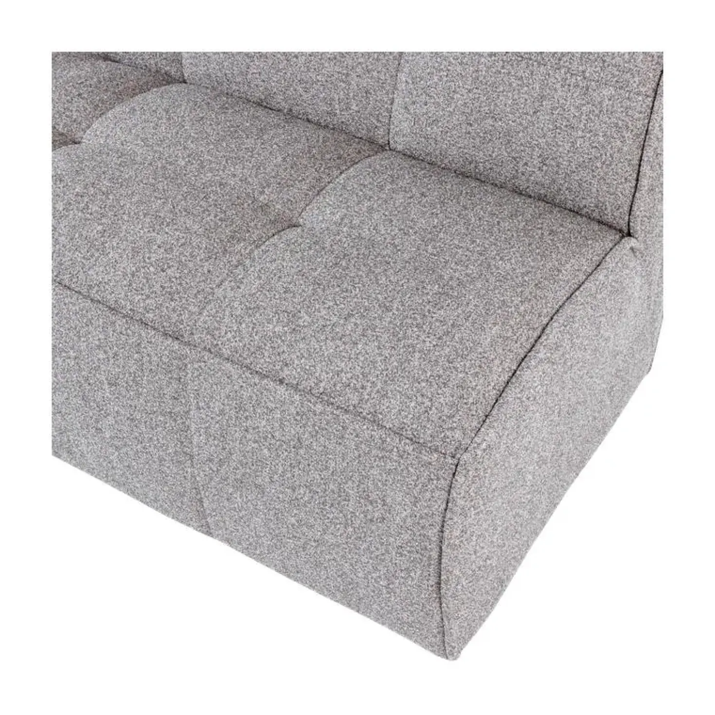 Cluster Eetkamerbank Met rugleuning Bouclé Warm grijs