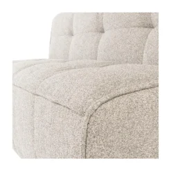 Cluster Eetkamerbank Met rugleuning Bouclé Zand beige