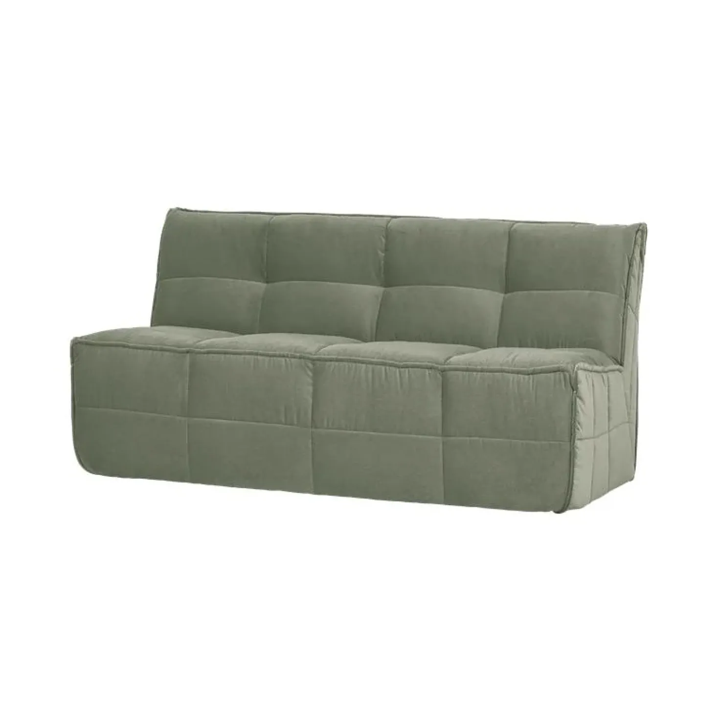 Cluster Eetkamerbank Met rugleuning Velvet Pistache groen