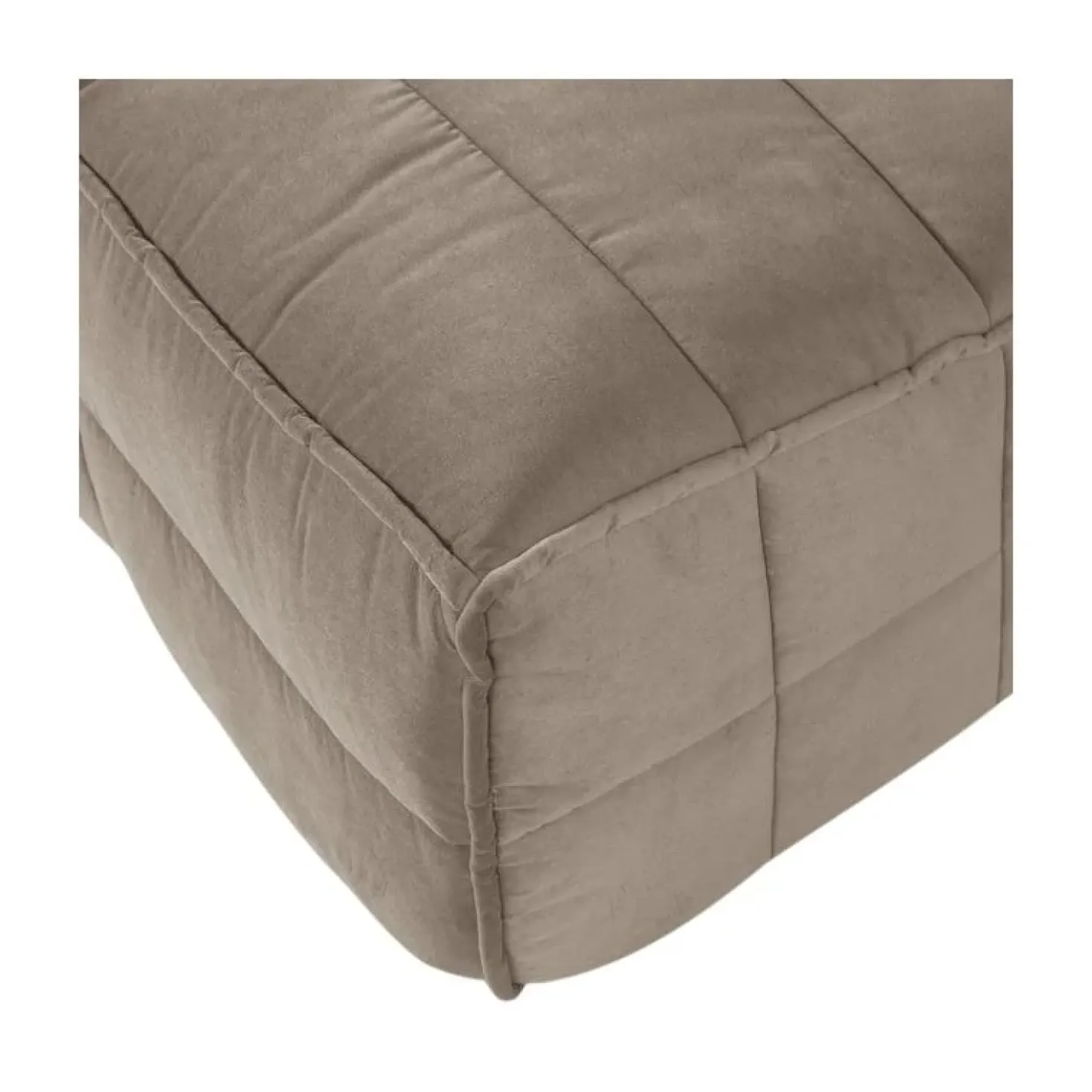 Cluster Eetkamerbank Met rugleuning Velvet Warm taupe