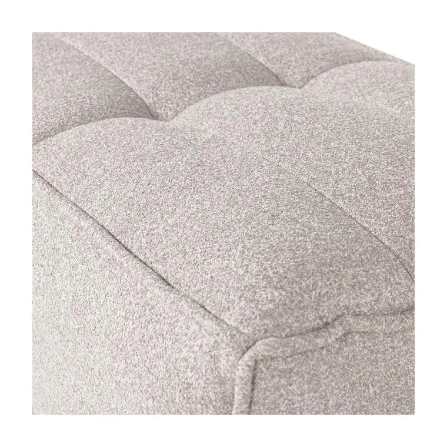 Cluster Hocker Bouclé Zand beige 104cm