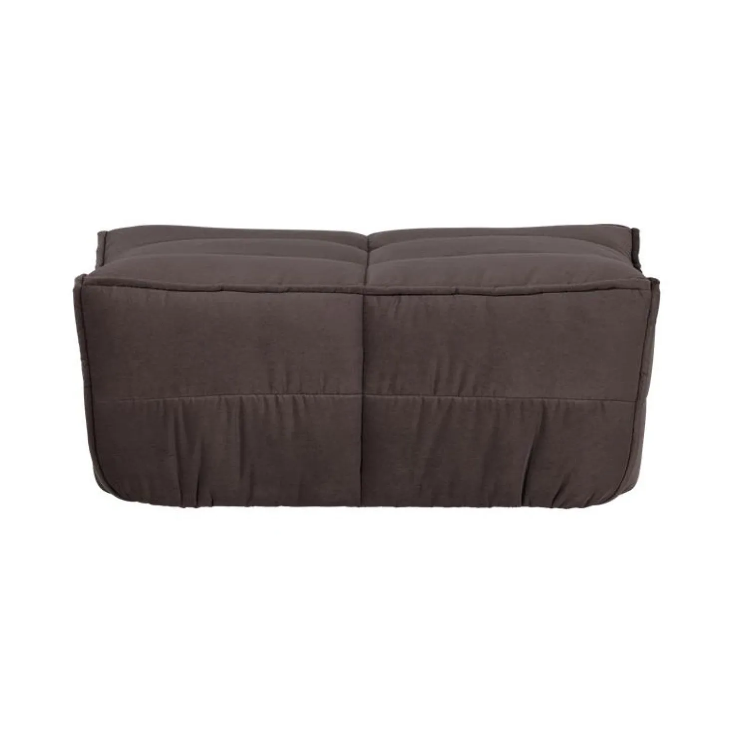 Cluster Hocker Velvet Chocolade bruin 104cm